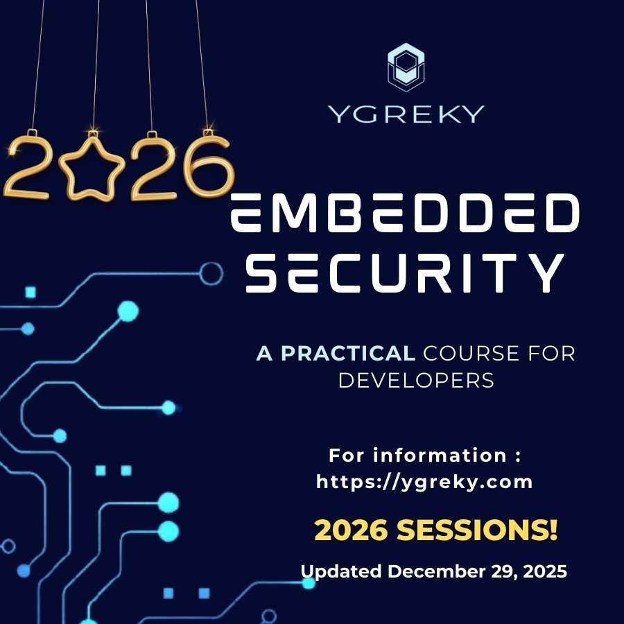 Embedded Security - 2026 sessions